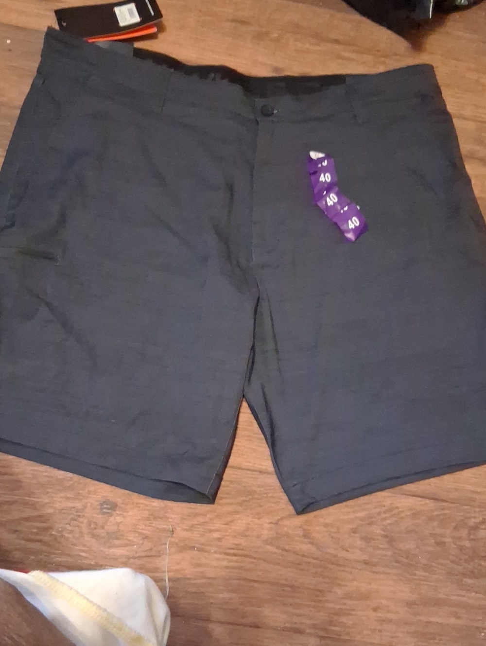 Hawke & Co Black Flat-Front Men's Shorts
